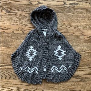 Oshkosh sweater poncho